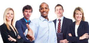 Group,Of,Business,People,Team.,Isolated,White,Background.
